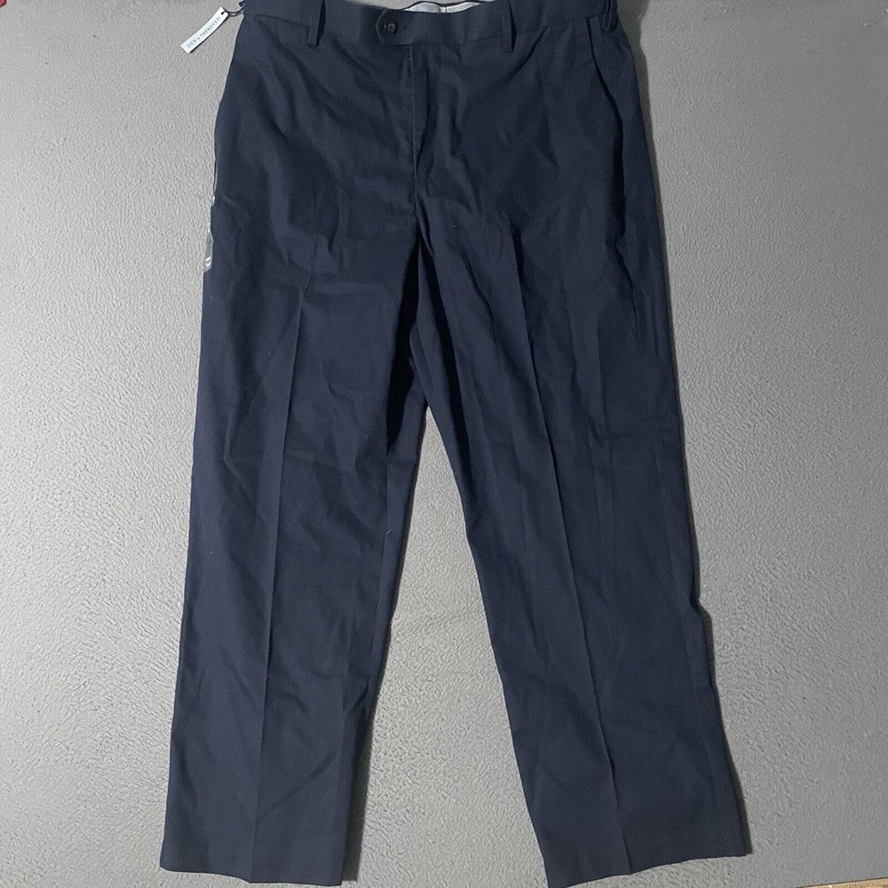 Croft & Barrow‎ Men's Dress Pants Plain Front Flexible Waist Comfort 36W x 29L